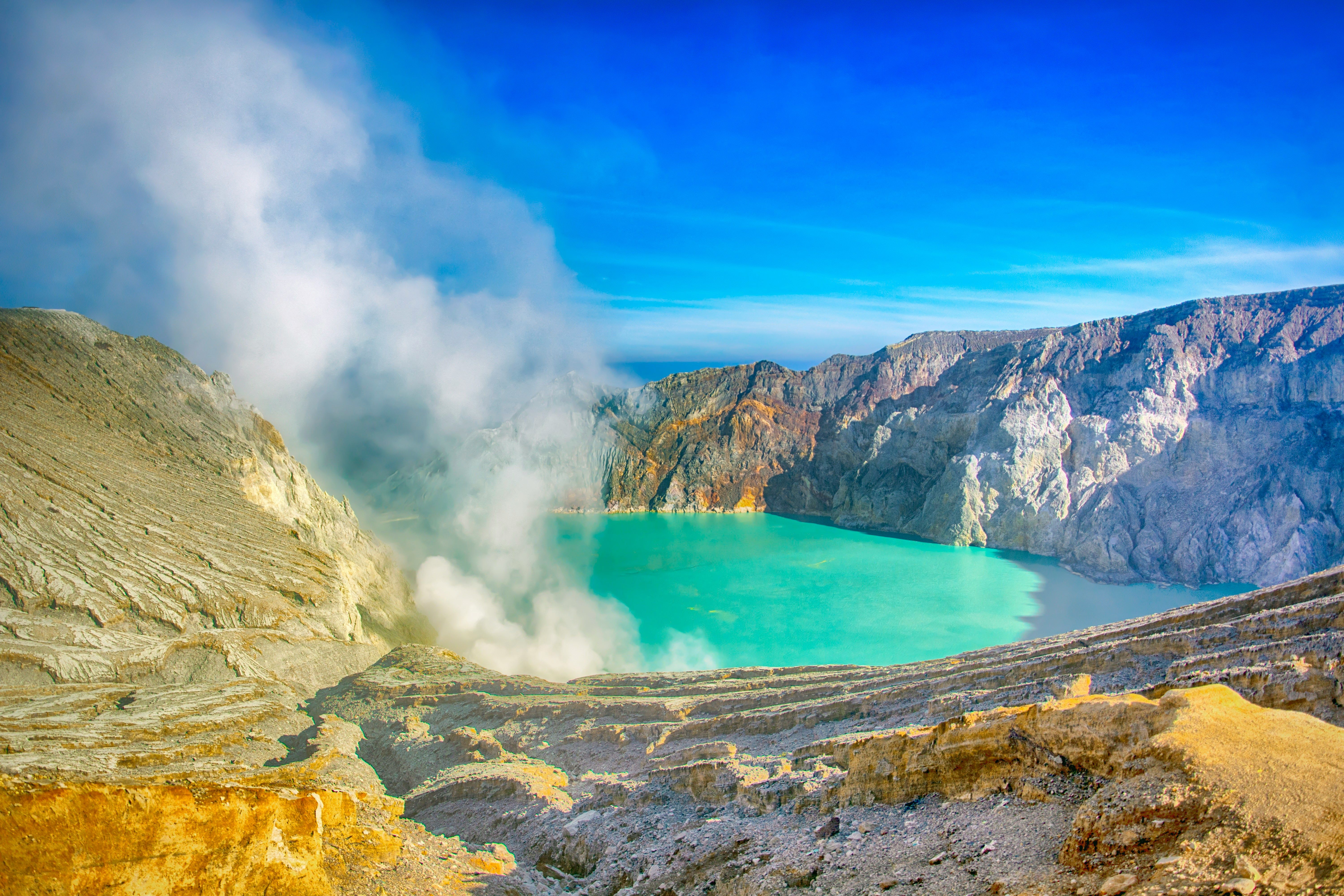 Kawah Ijen, The Deadly Acid Lake In Indonesia That Burns Bright Blue