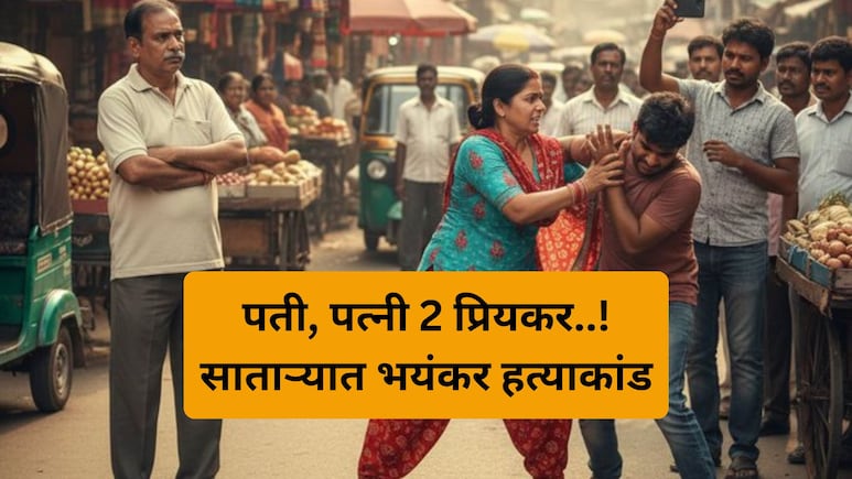 Satara Crime: भयंकर लव्ह ट्रँगल! पती अन् प्रियकराच्या मदतीने हत्याकांड; तुकडे केले, पोत्यात भरले अन्....