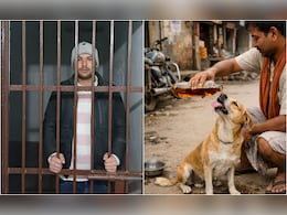 यूपी में कुत्ते को युवक ने बोतल से जबरन पिलाई शराब, पुलिस की गिरफ्त में आरोपी, वीडियो वायरल
