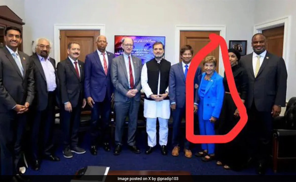 umar khalid borgtochtnieuws, rahul gandhi bezoek aan de VS, rahul gandhi ontmoet ilhan omar, jan schakowsky, bjp