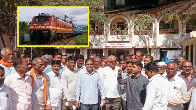 मनमाड-इंदूर रेल्वे मार्ग रखडणार? भूसंपादन प्रक्रियेला स्थानिकांसह शेतकऱ्यांचा विरोध, काय आहेत मागण्या?