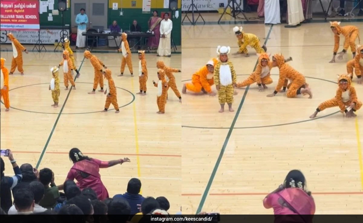 Teacher's Energetic Guidance Highlights Puliyattam Dance at New Jersey Pongal Event