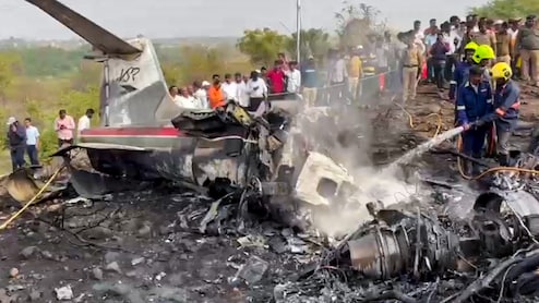 Ajit Pawar Baramati Crash: Eyewitness Reports Multiple Explosions | Watch Video
