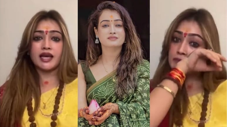 हर्षा रिछारिया का छलका दर्द, वायरल वीडियो के बाद इंटरव्यू के दौरान लगीं रोने; बोली- लाखों के कर्जे में हूं