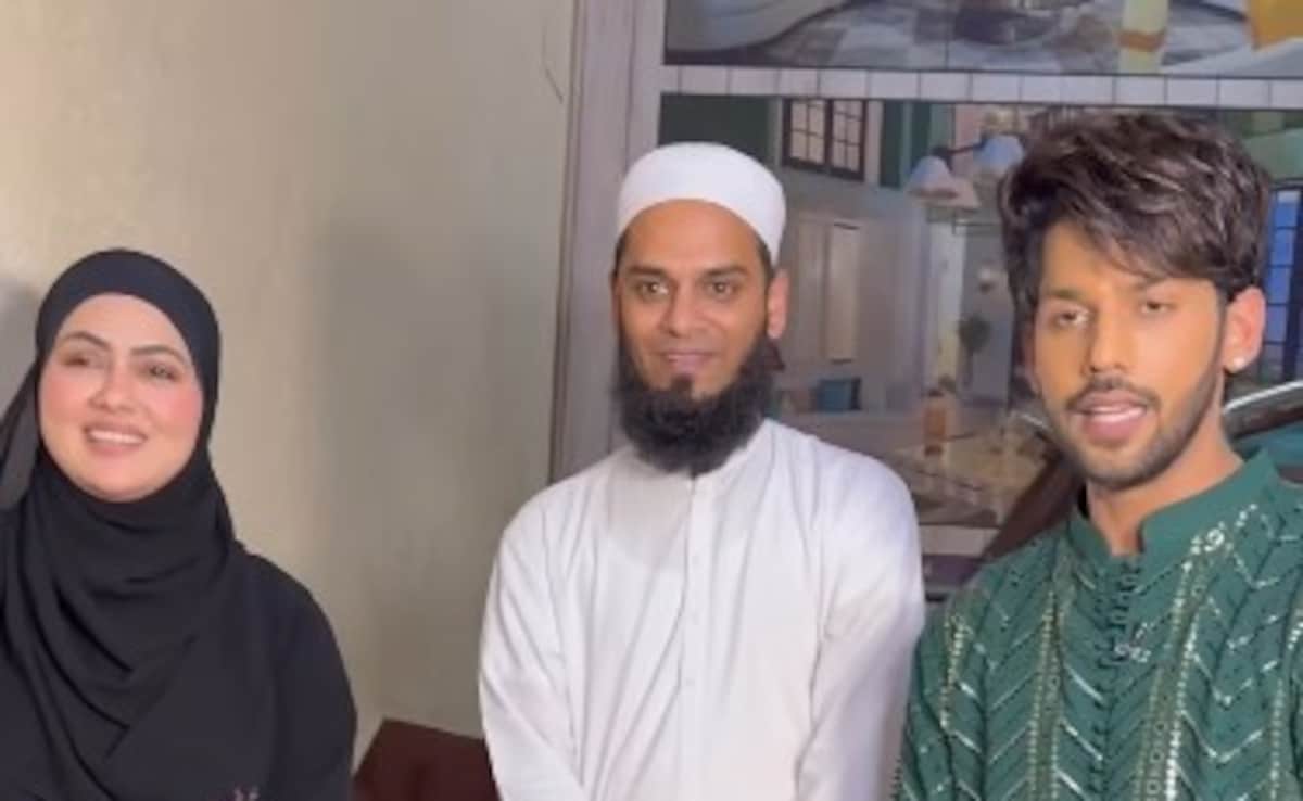 सना खान ने अकेले बसीर अली के साथ फोटो खिंचवाने से किया मना, वीडियो हो रहा वायरल