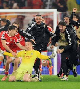 Benfica Keeper Scores 98th-Minute Goal vs Real Madrid In Champions League, Leaves Fans In Frenzy - Video