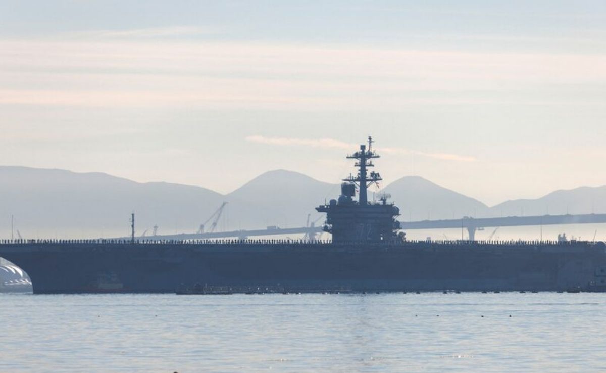 US Moves Carrier Strike Group To Middle East Amid Iran Tensions: Report