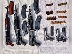 AK-47 Rifles, Pistols, Ammunition Found Near India-Pakistan Border
