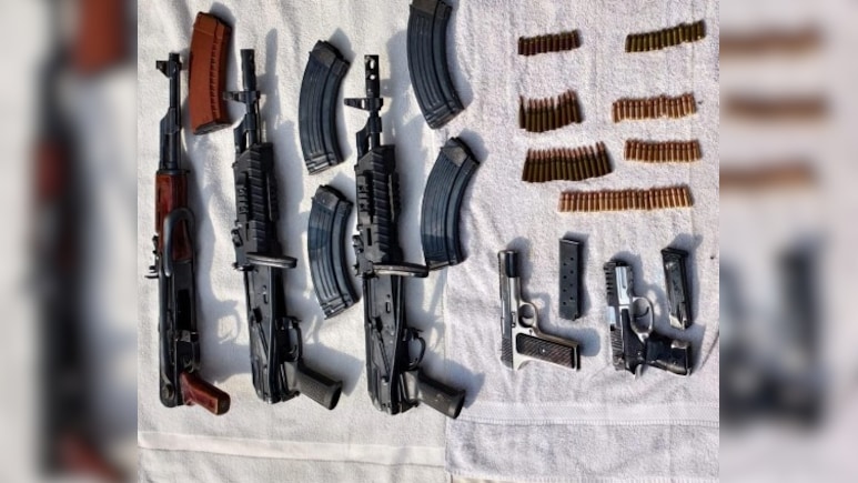 AK-47 Rifles, Pistols, Ammunition Found Near India-Pakistan Border