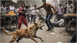 स्ट्रीट डॉग पर 'सुप्रीम' सुनवाई के बीच उज्जैन में पागल कुत्ते ने 40 लोगों को काटा, पकड़े जाने के कुछ देर बाद मौत