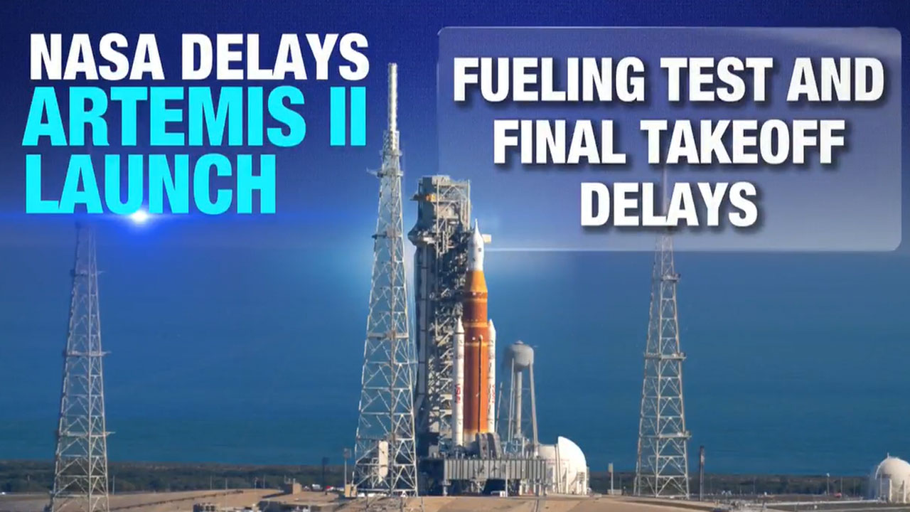 Frigid Cold At Launch Site Delays NASA's 1st Artemis Moonshot With Astronauts
