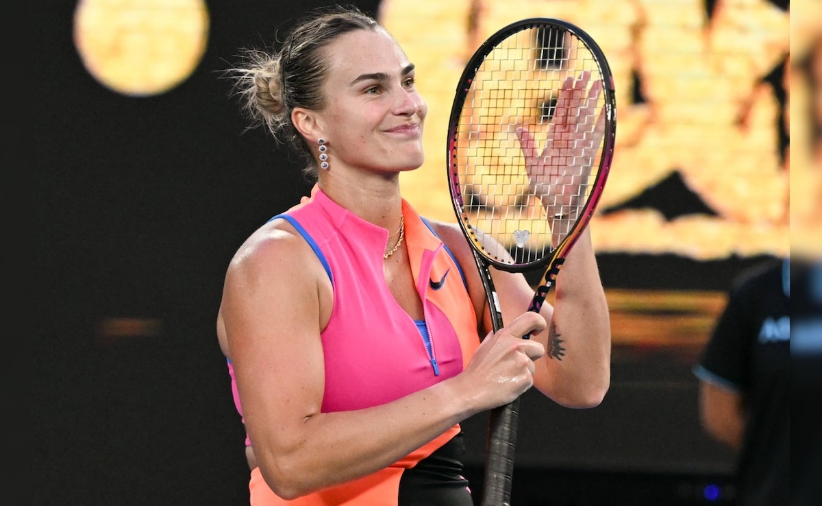 Aryna Sabalenka Overcomes A Nervy Start In A First-Round Win At Australian Open