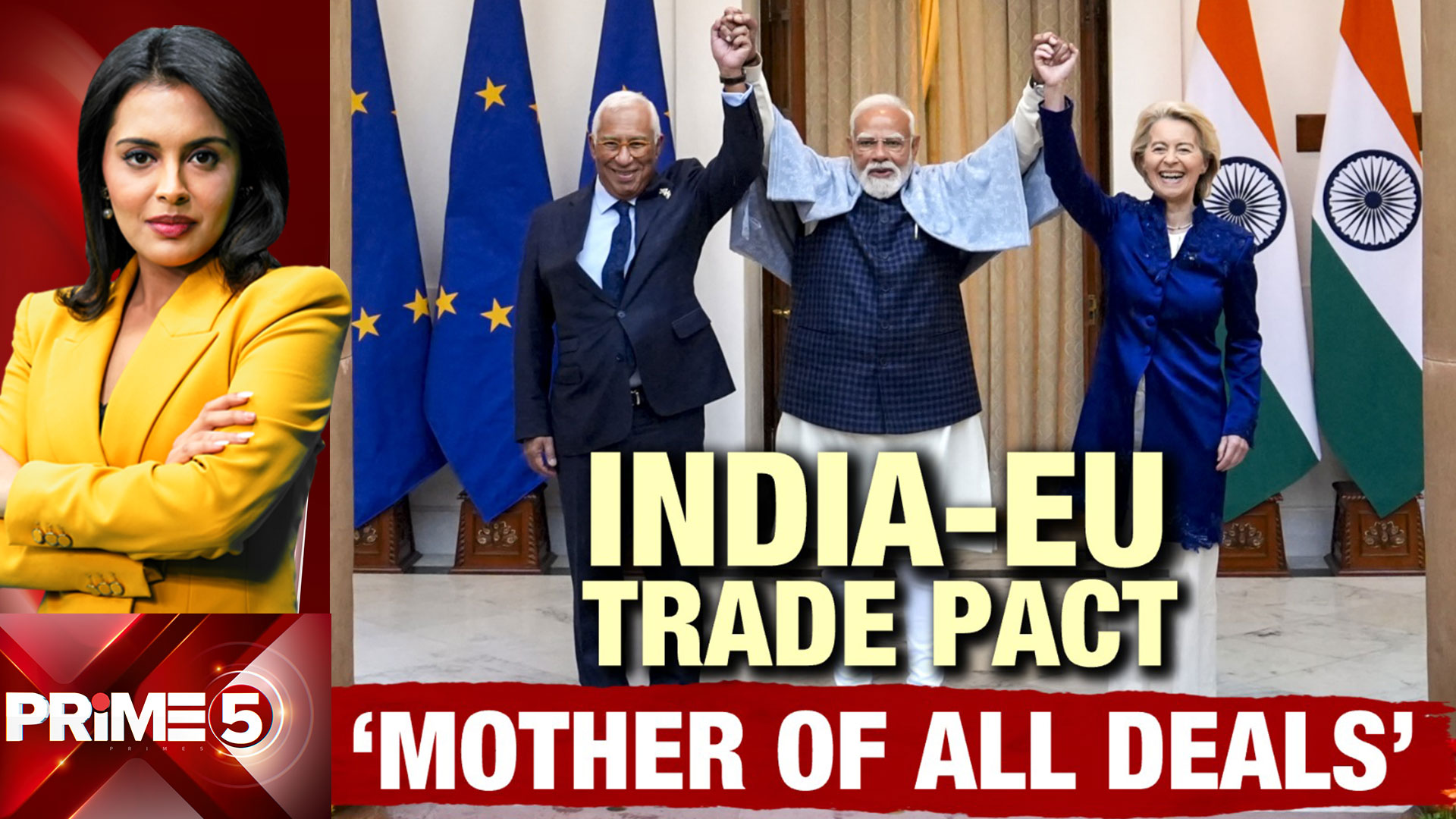 Historic Moment: India And EU Finalise Landmark Free Trade Agreement