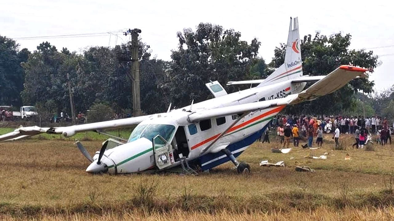 Small Plane Crash Lands In Odisha's Rourkela, 6 Injured