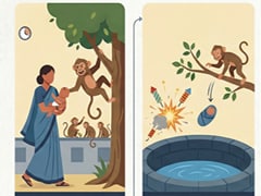 20 दिन की बच्ची को मां से छीनकर बंदरों ने कुएं में फेंका, डाइपर और CPR से ऐसे बची नवजात की जान