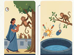 20 दिन की बच्ची को मां से छीनकर बंदरों ने कुएं में फेंका, डाइपर और CPR से ऐसे बची नवजात की जान