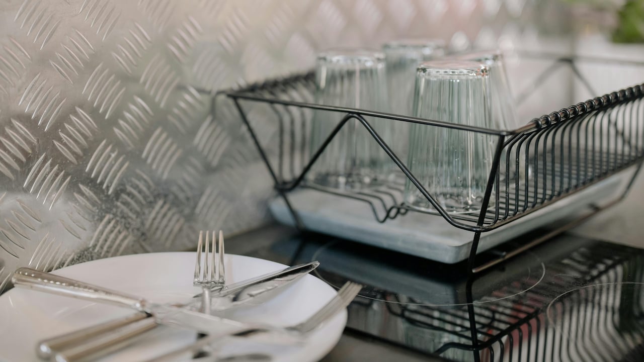 Certain parts of your dishrack