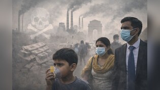 भारत में प्रदूषण से हर साल 17 लाख लोग गंवाते हैं जान, दावोस में हार्वर्ड प्रोफेसर का बड़ा खुलासा