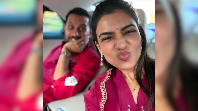 Samantha Posts Goofy Selfie With Husband Raj Nidimoru On First Sankranti Together
