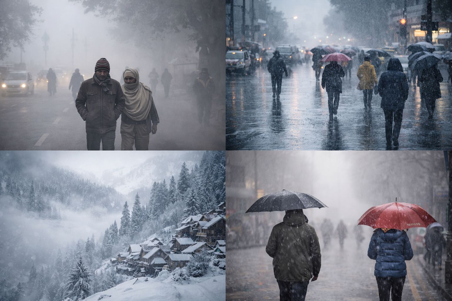 फिर लौट आया ठंड, उत्तर भारत के कई राज्यों में बारिश-बर्फबारी और घना कोहरा, जानें आगे कैसा रहेगा मौसम