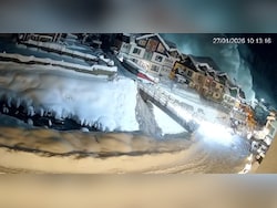 On Camera, Sonamarg Avalanche Engulfs Buildings, No Casualties Reported