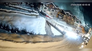 On Camera, Sonamarg Avalanche Engulfs Buildings, No Casualties Reported