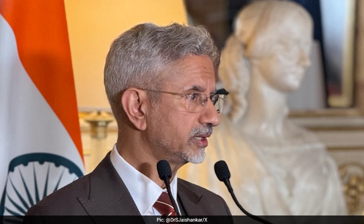 India, Europe Can Stabilise Global Economy: S Jaishankar In France