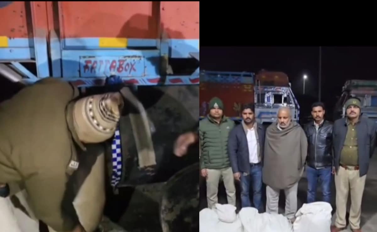 Madhya Pradesh Police Seize Poppy Husk in Smuggling Operation Using Modified Truck