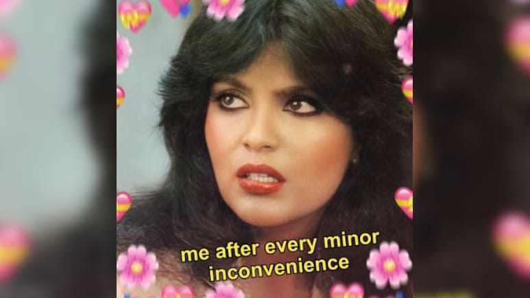 Zeenat Aman In A Gen-Z Styled "Meme-At Aman Series" For Breaking Her 2023 Promise. Apology Accepted