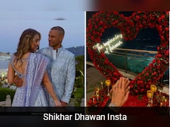 शिखर धवन ने की गर्लफ्रेंड सोफी शाइन से की सगाई, इंस्टा पर शेयर किया