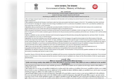 RRB NTPC Result 2025: रेलवे भर्ती परीक्षा का रिजल्ट जारी, ऐसे चेक करें अपना रोल नंबर