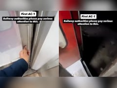 यात्री ने दिखाया फर्स्ट AC कोच का रिस्की दरवाजा, वीडियो वायरल होते ही हरकत में आया RCF