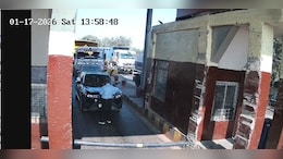 On Camera, Truck Rams Cars At UP Toll Booth, Drags Employee For 50 Metres