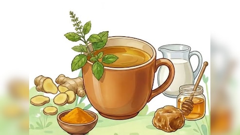 Ginger Tea: अदरक-तुलसी-हल्दी का काढ़ा सर्दियों में तेजी से बढ़ाता है इम्युनिटी, सर्दी-जुकाम और संक्रमण से मिलती है राहत &nbsp;&nbsp;