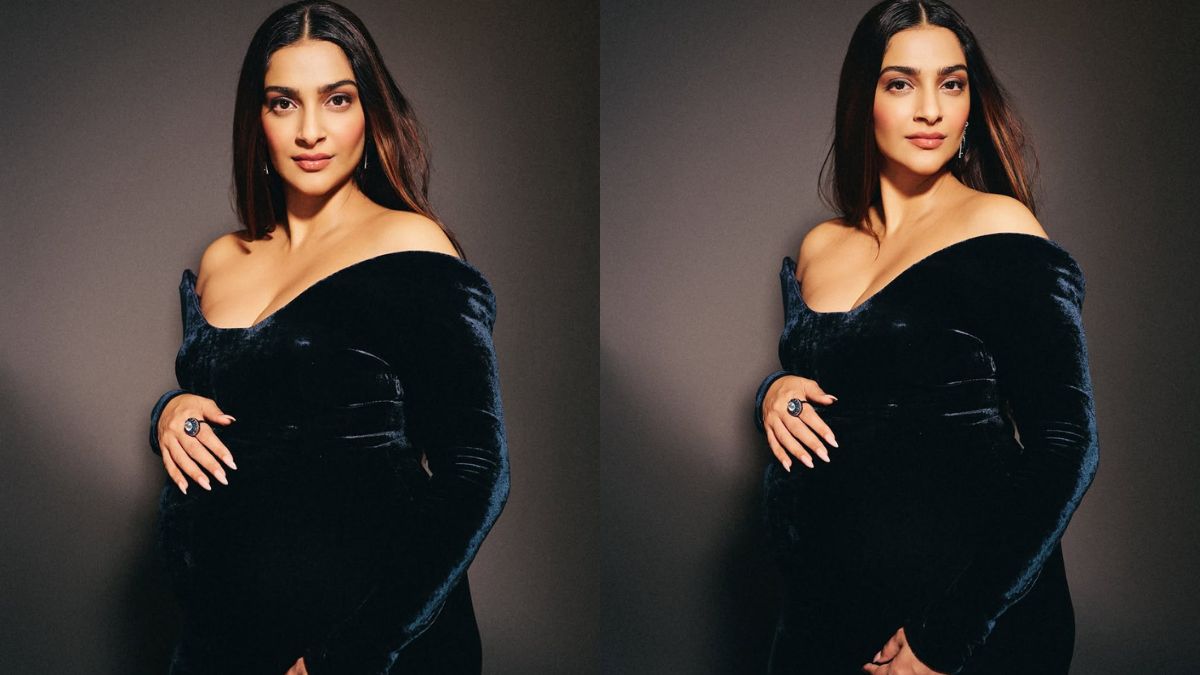 Sonam Kapoor Elevates Maternity Fashion In A Luxe Velvet Gown