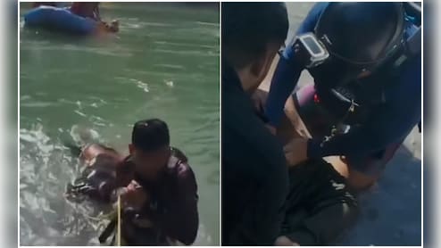 ऋषिकेश में गंगा में डूबे रहे शख्स के लिए फरिश्ते बने गाइड, वक्त रहते CPR देकर बचाई जान