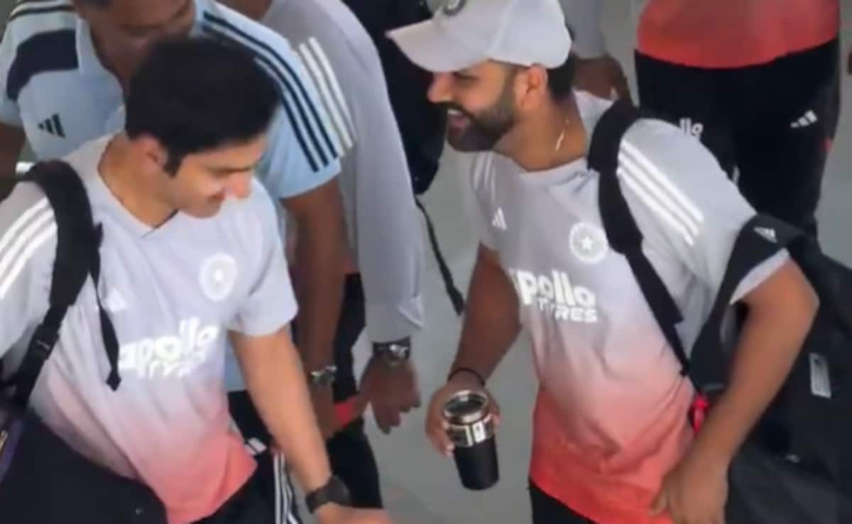 Watch: Gautam Gambhir Shares Light-Hearted Moment With Rohit Sharma Ahead Of India vs New Zealand 3rd ODI