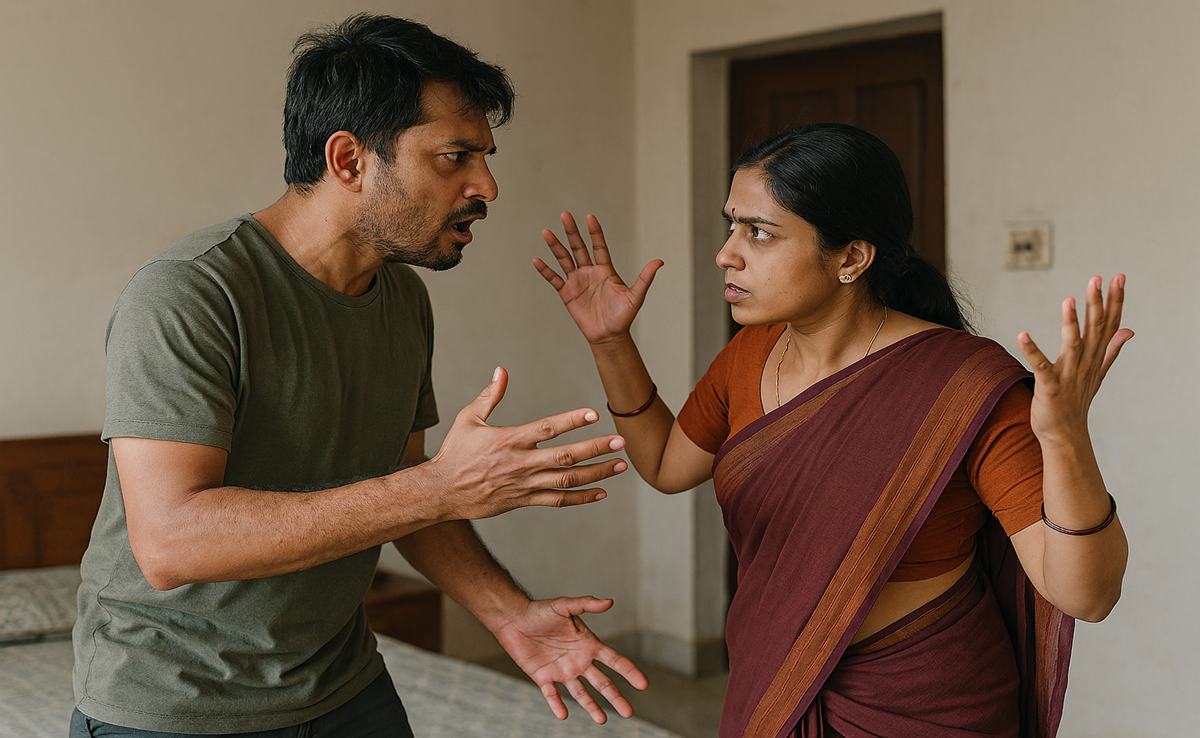 Violent Clash: नए साल पर लड़ बैठे पति-पत्नी; हिंसक झड़प में पत्नी ने पति का गला काटा, पत्नी भी घायल