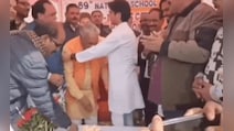 Video: BJP Leader, 73, Touches Feet Of Jyotiraditya Scindia's 31-Year-Old Son