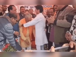 Video: BJP Leader, 73, Touches Feet Of Jyotiraditya Scindia's 31-Year-Old Son