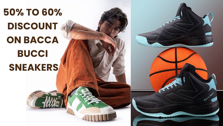 Bacca Bucci के स्टाइलिश Men's Sneakers पर 50% से 60% तक का शानदार डिस्काउंट, कीमत देख हो जाएंगे हैरान