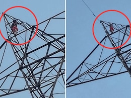 सिंगरौली: 250 रुपये के लिए पति-पत्नी का 'हाई वोल्टेज' ड्रामा, मेले में झूला झूलने की जिद पर हाईटेंशन टॉवर पर चढ़ी महिला