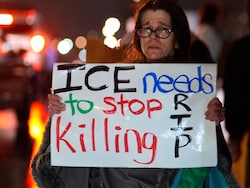 Thousands Rally In Minneapolis Over Trump's Immigration Crackdown