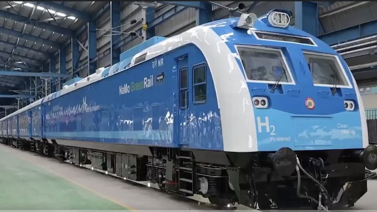 Indian Railways Approves First Hydrogen Train Pilot On Haryana's Jind-Sonipat Route