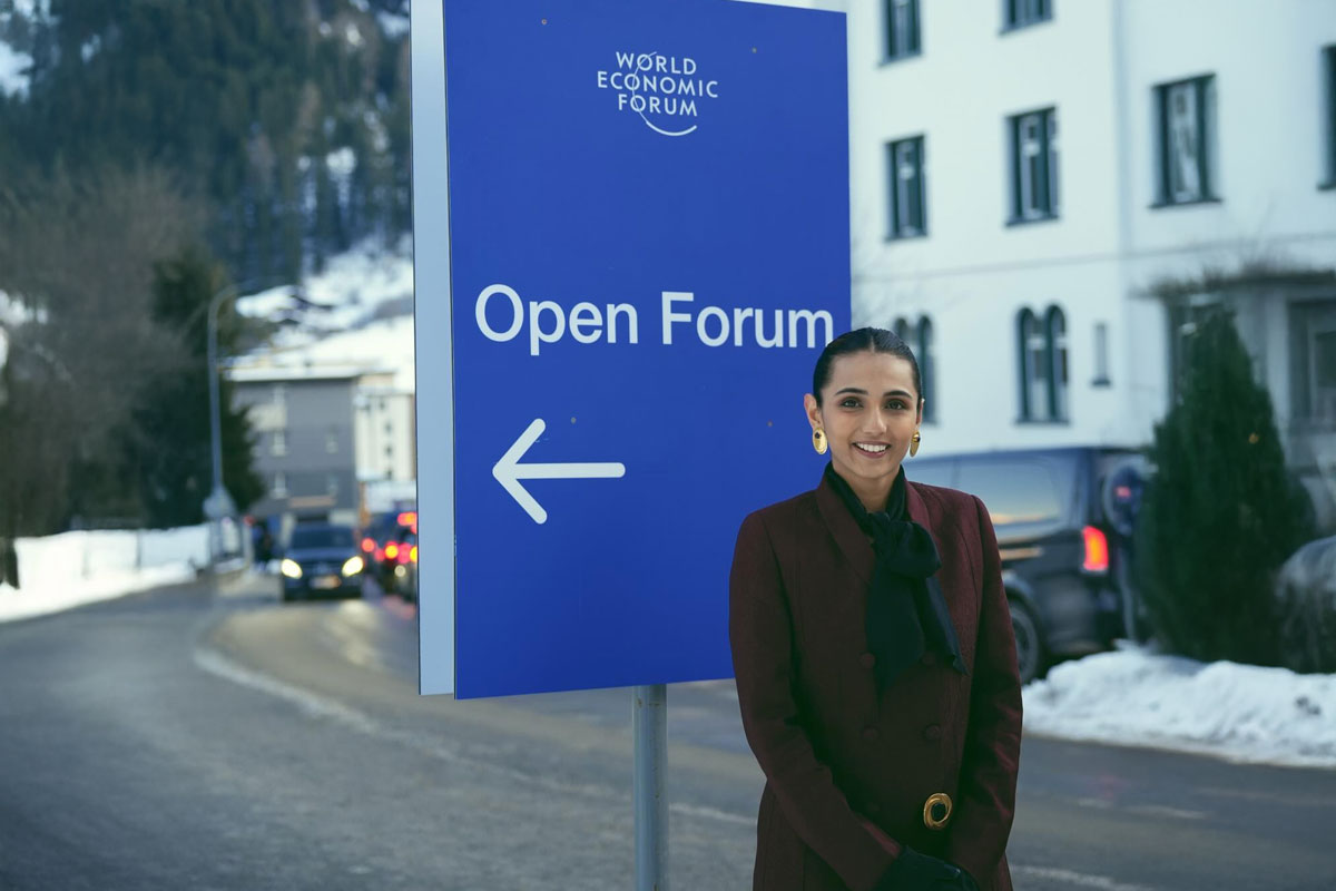 Fashion Influencer Masoom Minawala Brings Indian Craftsmanship to Davos 2026