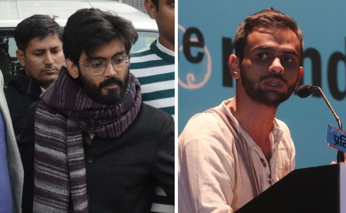 "Evidence Of Criminal Conspiracy": Umar Khalid, Sharjeel Imam Denied Bail