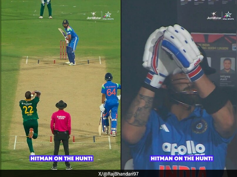 Watch: Rohit Sharma Reaches Epic First With Gigantic Six, Can't Miss Virat Kohli's Reaction