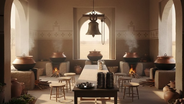 PM Modi Spotlights Gujarat Village's Unique Community Kitchen Model Where No One Cooks Alone