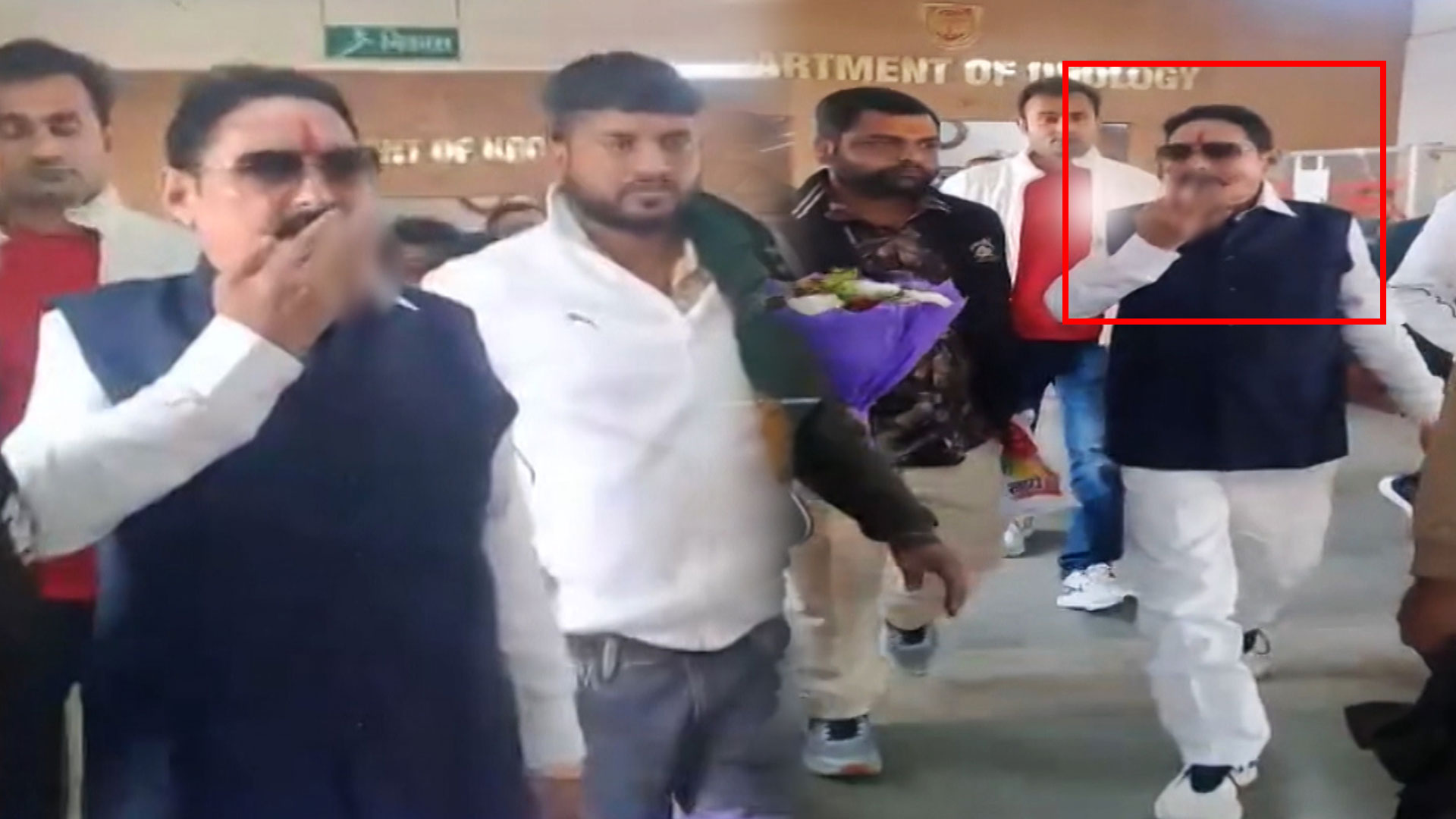 Out On Medical Grounds, JD(U) MLA Anant Singh Caught Smoking In Hospital