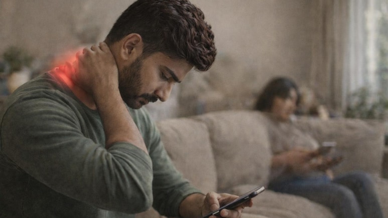 मोबाइल रील्स की लत बन रही कम उम्र में सर्वाकल पेन की वजह? गर्दन और रीड पर पड़ रहा सीधा असर
